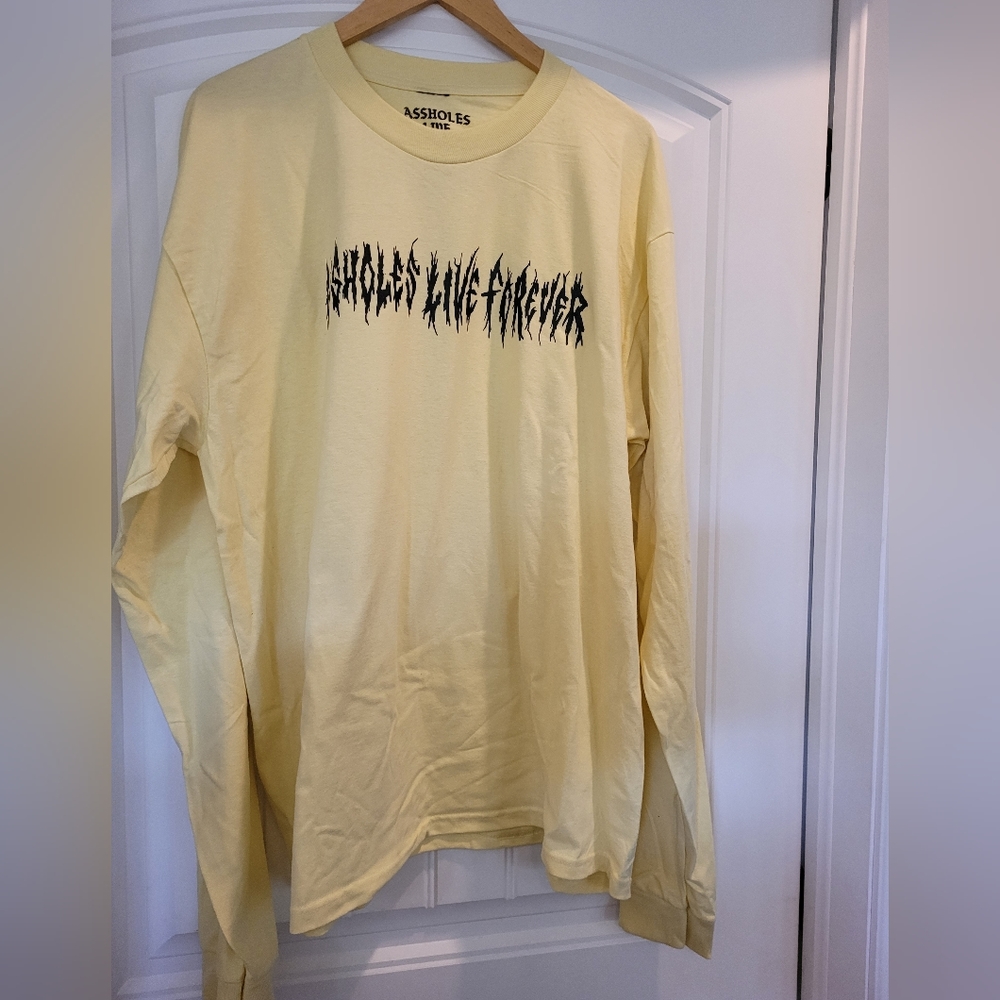 NWOT Assholes Live Forever Metal Long Sleeve Tee XXL